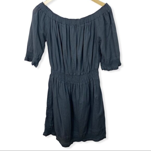 Anthropologie Revolve Tularosa Fiona Dress Folk Stone Grey Size Small Bohemian S - Picture 6 of 12